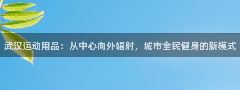 yy易游体育官方正版app娱乐网站:武汉运动用品:从中心向外